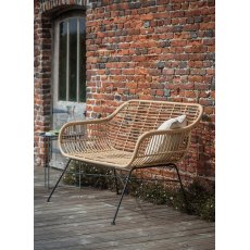 Hampstead Bench All Weather Bamboo