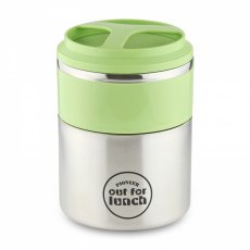 Vacum Insulated Lunch Box 1.5L Dbl Layer Black
