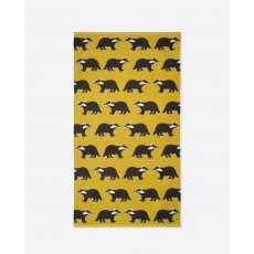 Kissing Badgers Bath Towel