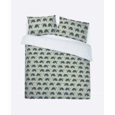 Kissing Badgers Reversible Bedding Set Double