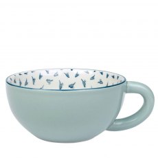 Garden Birds Porcelain Patterned Coffee Cup