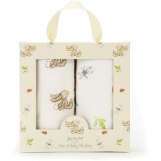 Pair Of Bashful Bunny Muslins