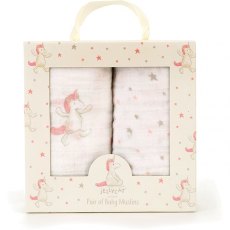Pair Of Bashful Unicorn Muslins