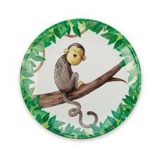 Mattie Monkey Melamine Plate