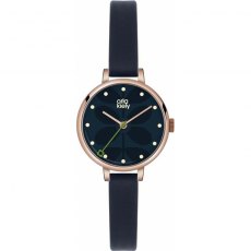 Orla Kiely Ivy Charm Navy Strap Watch