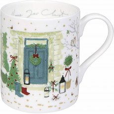 Home For Christmas Holly & Berry Mug