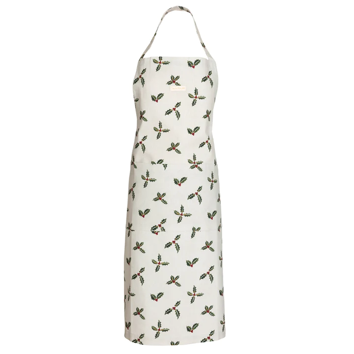 Sophie Allport Holly & Berry Cotton Adult Apron