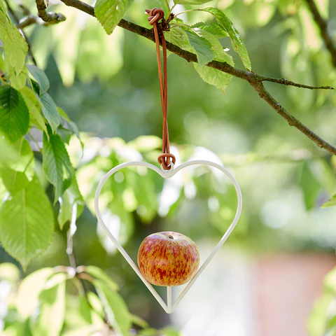 Burgon & Ball Sophie Conran Apple Bird Feeder Heart