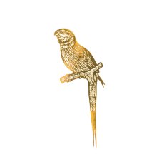 Alice Scott Brass Parakeet Bookmark