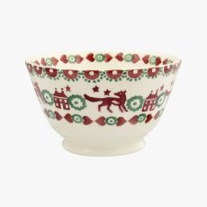 Reindeer Small Old Bowl