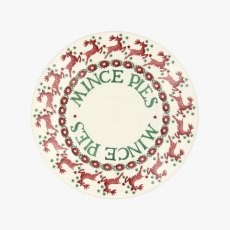 Reindeer Border 8.5 Mince Pie Plate