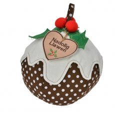 Welsh Christmas Pudding Doorstop