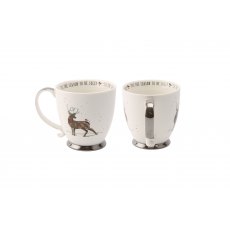 Deck The Halls Tis The Season Stag Mug