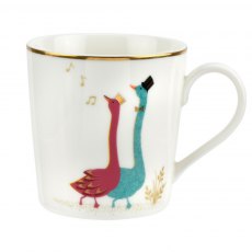 D/C   Sara Miller Gliding Geese Mug