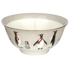 Sara Miller Penguin Christmas Candy Bowl