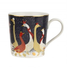 Sara Miller Geese Christmas Mug