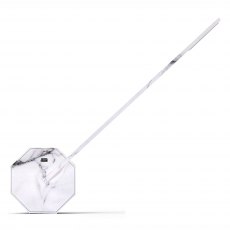 Octagon One Desk Lamp White Marble
