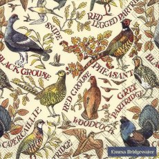 Emma Bridgewater Napkins Game Birds