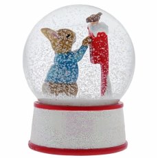 Peter Rabbits Letter To Santa Snowglobe