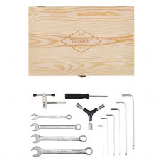 GEN Bicycle Tool Kit Wooden Box & S/S Tools