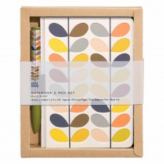 Orla Kiely Pocket NoteboOrla Kiely & Pen Set Multi Stem