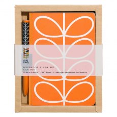 Orla Kiely Pocket NoteboOrla Kiely & Pen Set Linear Stem