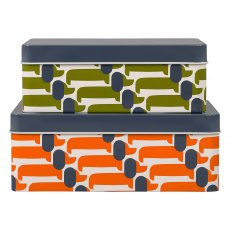 Orla Kiely Storage Tins S/2 Dachshund