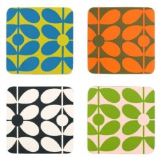 Orla Kiely Coasters Set of 4 60's Stem