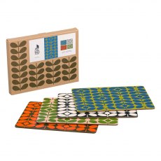 Orla Kiely Placemats Set of 4 60's Stem