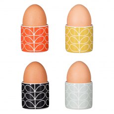 Orla Kiely Egg Cups Set of 4 Linear Stem