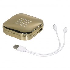 Power Bank Mirror Gold