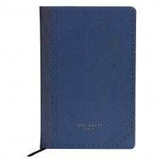 Ted Baker Baker A5 Notebook Blue Brogue Monkian