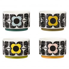 Orla Kiely Ramekins Set of 4 Scribble Square Flower