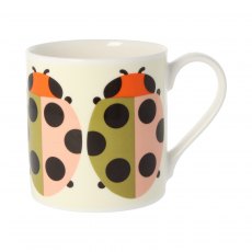 Orla Kiely Quite Big Lady Bug Tomato Mug