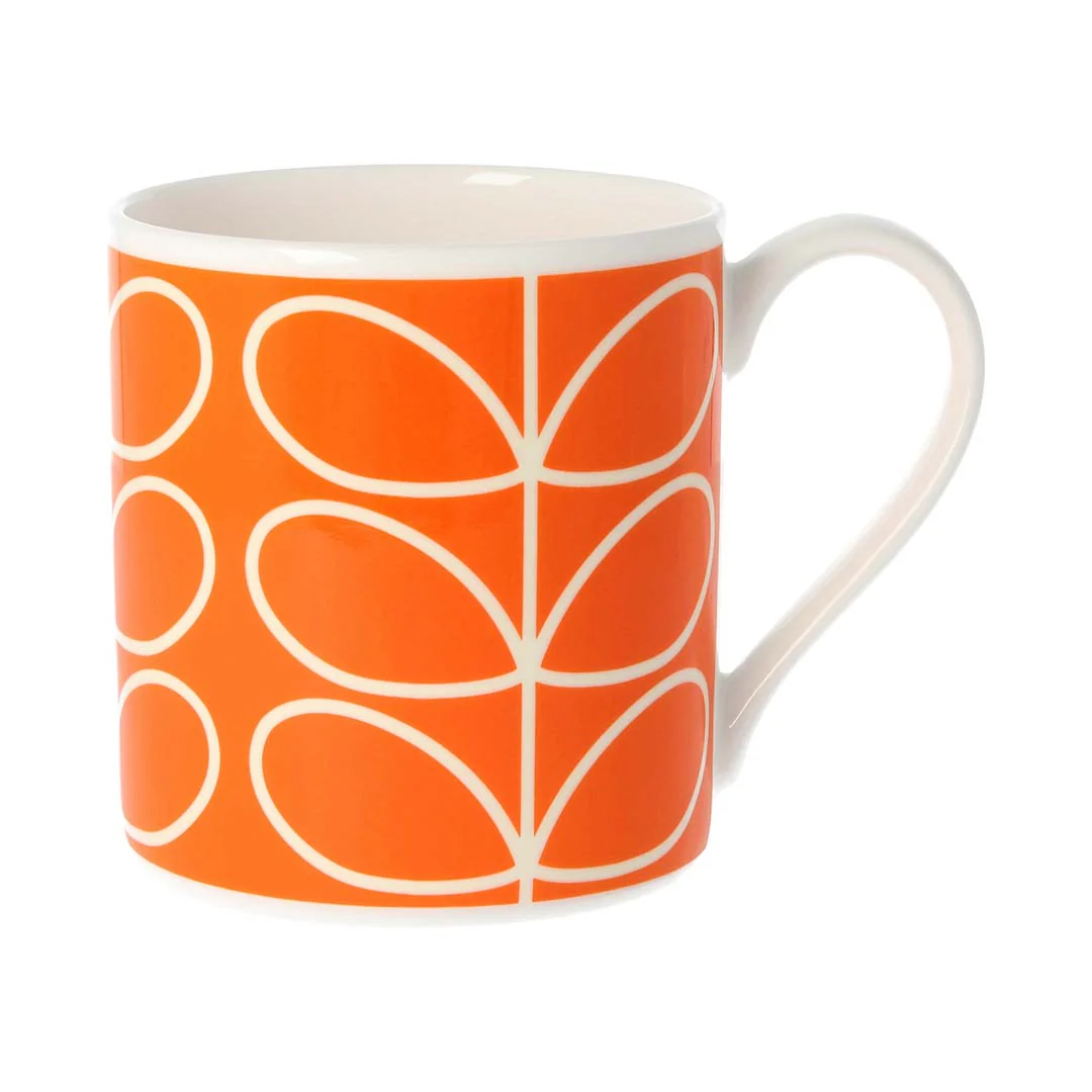 Orla Kiely Quite Big Poppy Linear Stem Mug