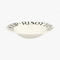 Emma Bridgewater Black Toast Soup Plate