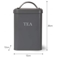 Garden Trading Charcoal Tea Canister