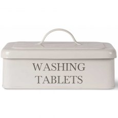 Garden Trading Washing Tablet Box In Chalk