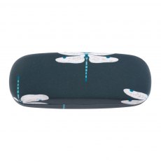 Dragonfly Oilcloth Hard Glasses Case