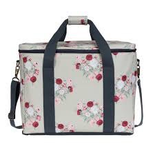 Peony Oilcloth Picnic Bag