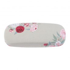 Peony Oilcloth Hard Glasses Case