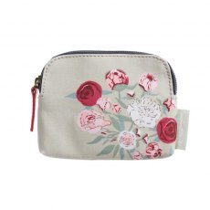 Peony Oilcloth Coin Purse