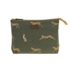 Sophie Allport Cheetah Canvas Wash Bag