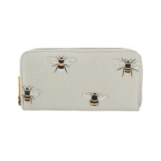 Bees Oilcloth Wallet