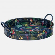 Sara Miller Parrot Large Tray