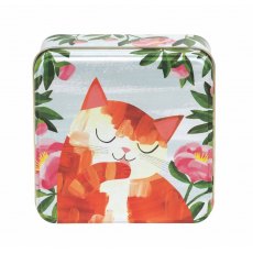 Planet Cat Short Square Tin