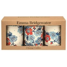 Emma Bridgewater Anemone Set of 3 Round Caddies