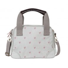 Hearts Oilcloth Mini Stamford Bag