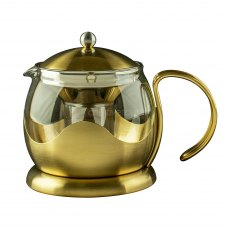 4 Cup Brushed Gold Le Teapot