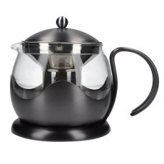 Le Teapot 4 Cup Brushed Gun Metal